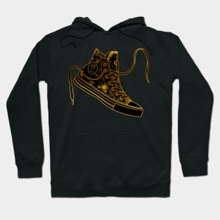 Scorpio high tops - Gold Hoodie